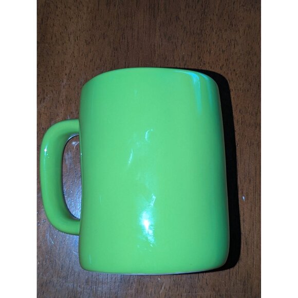 Rae Dunn Artisan Collection Green Ceramic Mug With "Potion" Text - Picture 2 of 4